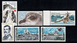 Territoire Antarctique Français TAAF 1977-80 Neuf ** 100% Navires, Animaux, Personnalité - Unused Stamps