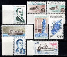 Territoire Antarctique Français TAAF 1981-83 Neuf ** 100% Personnalité, Animal, Navire De Ravitaillement - Unused Stamps
