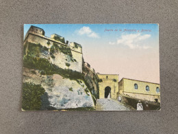 Puerta De La Alcazaba Y Bateria Carte Postale Postcard - Andere & Zonder Classificatie