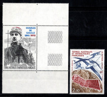 Territoire Antarctique Français TAAF 1991 Mi. 281-82 Neuf ** 100% Poste Aérienne C.de Gaulle, Albatros - Unused Stamps