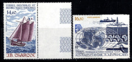 Territoire Antarctique Français TAAF 1987 Mi. 228-29 Neuf ** 100% Poste Aérienne Voilier,Navire De Forage - Unused Stamps