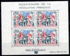 Territoire Antarctique Français TAAF 1989 Mi. Bl.1 Bloc Feuillet 100% Poste Aérienne Neuf ** Révolution Française,Allégo - Unused Stamps