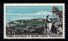 Territoire Antarctique Français TAAF 1968 Mi. 40 Neuf ** 100% Poste Aérienne 50 Fr, Le Port, Pingouin - Ungebraucht