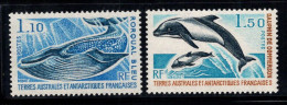 Territoire Antarctique Français TAAF 1977 Mi. 113-14 Neuf ** 100% Mammifères Marins - Ungebraucht