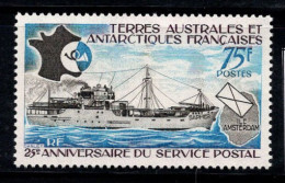 Territoire Antarctique Français TAAF 1974 Mi. 95 Neuf ** 100% 75 Fr, Courrier - Nuevos
