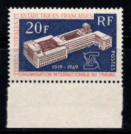 Territoire Antarctique Français TAAF 1970 Mi. 55 Neuf ** 100% 20 Fr, Bâtiment Administratif De L'OIT - Unused Stamps