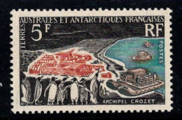 Territoire Antarctique Français TAAF 1963 Mi. 28 Neuf ** 100% 5 Fr,Archipel De Crozet,Pingouins - Unused Stamps