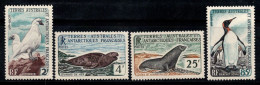 Territoire Antarctique Français TAAF 1960 Mi. 19-22 Neuf ** 100% Animaux De L'Antarctique - Unused Stamps