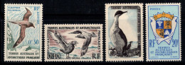 Territoire Antarctique Français TAAF 1959 Mi. 14-17 Neuf ** 100% Oiseaux, Armoiries - Ungebraucht