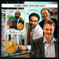 Maldives 2020 Mi. Bl.1454 Bloc Feuillet 100% Neuf ** 60 R, Prix Nobel - Maldiven (1965-...)