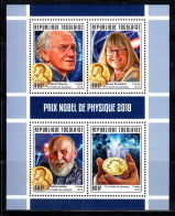 Togo 2019 Mi. 9529-32 Mini Feuille 100% Neuf ** Prix Nobel, Physique - Togo (1960-...)