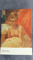 CPM ART TABLEAU GIRODET ODALISQUE MUSEE GIRODET MONTARGIS FEMME NUE  SEINS NUS FEMME - Peintures & Tableaux