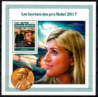 Togo 2017 Mi. Bl.1536 Bloc Feuillet 100% Neuf ** 3300 Fr, Prix Nobel - Togo (1960-...)