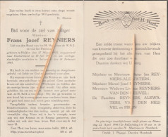 Oorlogsslachtoffer : 1945, Frans Reyniers, Heffen, Salswedel - Andachtsbilder