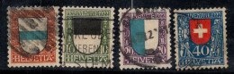 Suisse 1922 Mi. 175-178 Oblitéré 100% Pro Juventute, Armoiries - Used Stamps