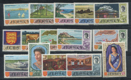 Jersey 1969 Mi. 7-21 Neuf ** 100% Paysages, Reine Elizabeth II - Jersey