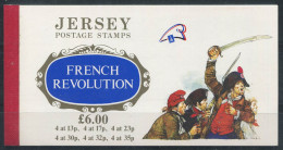 Jersey 1989 Mi. MH 0-31 Carnet 100% Neuf ** Révolution Française - Jersey
