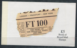 Grande-Bretagne 1988 Mi. MH 81 Carnet 100% Neuf ** Histoire Du Financial Times - Cuadernillos