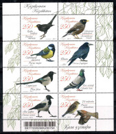 Kazakhstan 2011 Mi. 729-736 Mini Feuille 100% Neuf ** Oiseaux - Kazachstan