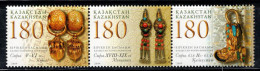 Kazakhstan 2009 Mi. 643-645 Neuf ** 100% Or, Ate, Bijoux - Kazajstán