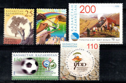 Kazakhstan 2006 Mi. 534-538 Neuf ** 100% Arbre, Europe Cept, Chemin De Fer, Football - Kazajstán