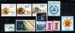 Kazakhstan 2003 Mi. 410-419 Neuf ** 100% Faune, Espace, Emblème - Kazakhstan