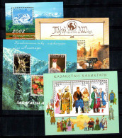 Kazakhstan 2002-2003 Mi. Bl. 24-27 Bloc Feuillet 100% Neuf ** Paysages, Nature, Culture - Kasachstan