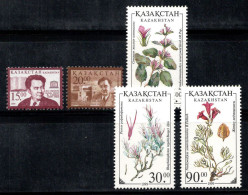 Kazakhstan 1999 Mi. 251-255 Neuf ** 100% Kanush I, FLORE, FLEURS - Kazachstan
