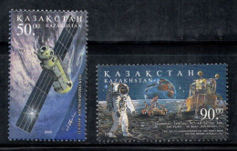 Kazakhstan 1999 Mi. 249-250 Neuf ** 100% Espace, Cosmonautes - Kazakistan