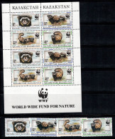 Kazakhstan 1997 Mi. 154-157 Mini Feuille 100% Neuf ** WWF, Protection De La Nature, Animaux - Kazakhstan
