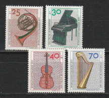Bund Michel 782 - 785 Wohlfahrt Musikinstrumente ** - Unused Stamps