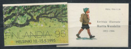 Finlande 1993 Mi. 1212-14,1218-22 Carnet 100% Neuf ** Oiseaux,Illustrations De M.Wendelin - Cuadernillos