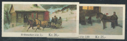 Norvège 1983 Mi. 894-95 D Carnet 100% Neuf ** Peintures De Noël - Postzegelboekjes