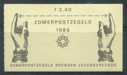 Pays-Bas 1986 Mi. 1288 II,1291 II Carnet 100% Neuf ** Balance, Bâton De Jacob - Markenheftchen Und Rollen