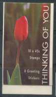 Australie 1994 Mi. 1392-93 D Carnet 100% Neuf ** Fleurs, Timbres De Voeux - Cuadernillos