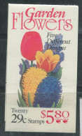 ÉTATS-UNIS 1993 Mi. 2359-63 Carnet 100% Neuf ** Fleurs Du Jardin, Tulipes, Iris... - 3. 1981-...