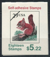 ÉTATS-UNIS 1993 Mi. 2385 Carnet 100% Neuf ** Animaux,Écureuil - 3. 1981-...