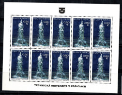 Slovaquie 2016 Mi. 797 Mini Feuille 100% Neuf ** Geysers D'eau Froide - Hojas Bloque