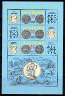 Slovaquie 2014 Mi. 747 Mini Feuille 100% Neuf ** Demi-monnaie Carolingienne - Blocs-feuillets