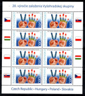 Slovaquie 2011 Mi. 654 Mini Feuille 100% Neuf ** Groupe 20 Ans Visegrad - Blocks & Sheetlets