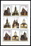 Slovaquie 2008 Mi. 588-89 Mini Feuille 100% Neuf ** Églises - Blocks & Sheetlets