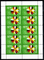 Slovaquie 2006 Mi. 534 Mini Feuille 60% Neuf ** Marguerites Colorées - Blocks & Sheetlets