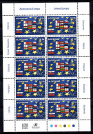 Slovaquie 2004 Mi. 484 Mini Feuille 100% Neuf ** Drapeaux De L'Union Européenne - Blocks & Kleinbögen