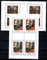 Slovaquie 2004 Mi. 494-95 Mini Feuille 100% Neuf ** Peintures, Don Quichotte... - Blocks & Sheetlets
