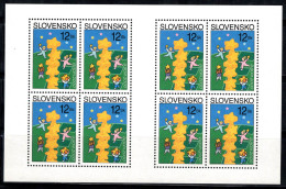 Slovaquie 2000 Mi. 368 Y Mini Feuille 100% Neuf ** Tour D'étoile,Enfants - Hojas Bloque