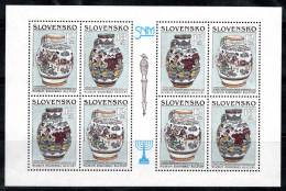 Slovaquie 1999 Mi. 356-57 Mini Feuille 100% Neuf ** Urnes Funéraires, Culture Juive - Blocs-feuillets