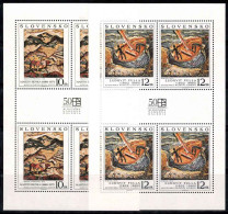 Slovaquie 1998 Mi. 324-25 Mini Feuille 100% Neuf ** Oeuvre - Hojas Bloque