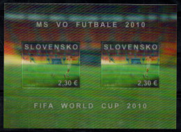 Slovaquie 2010 Mi. Bl.34 Bloc Feuillet 100% Neuf ** Coupe Du Monde, Afrique Du Sud - Blokken & Velletjes