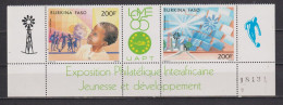 Lot De Timbres Neufs** Du Burkina Faso De 1985 YT PA 276 277 UATP Numéroté MNH - Burkina Faso (1984-...)