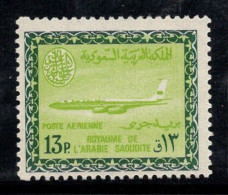 Arabie Saoudite 1965-72 Mi. 254 Neuf ** 100% Poste Aérienne 13 Pia, Boeing 720 B - Arabie Saoudite